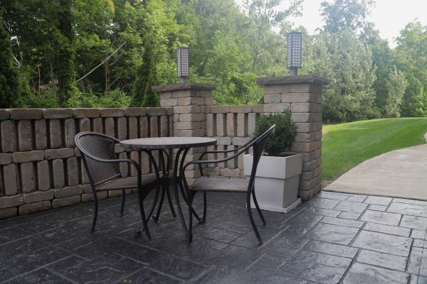 Stamped Concrete Patio Installation in Mount Juliet