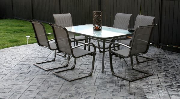 Backyard Concrete Stamping in Mount Juliet