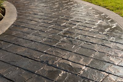 Outdoor Stamped Concrete Design